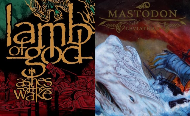 Featured image for "LAMB OF GOD and MASTODON Tease Co-Headlining Tour Honoring 'Ashes Of The Wake' and 'Leviathan' Albums"