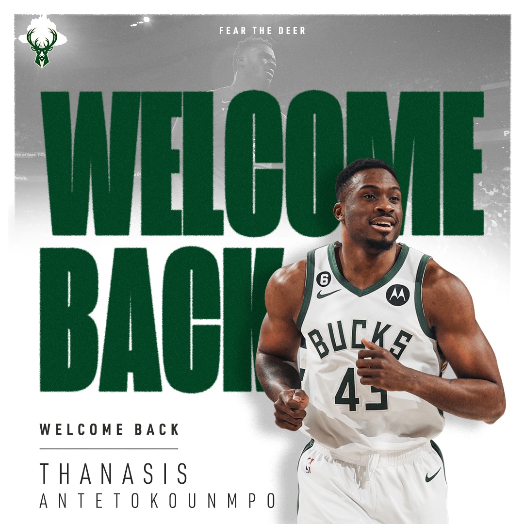 Featured image for "Milwaukee Bucks Secure Thanasis Antetokounmpo with New Contract"