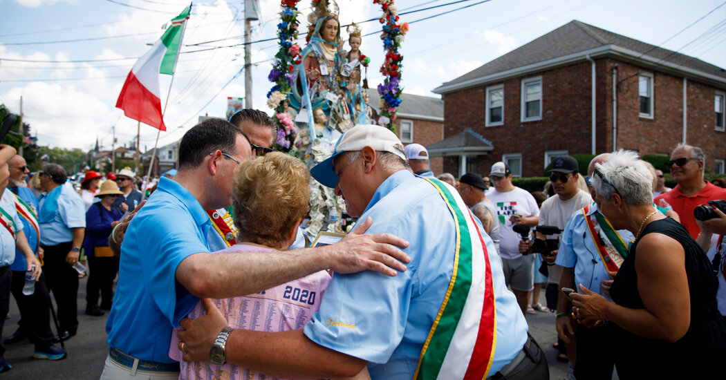Featured image for Newton Residents Protest Removal of Italian Flag Colors from Street