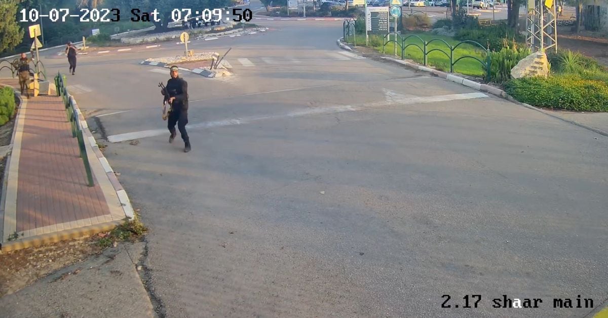"Hamas Gunman Caught on Camera Executing Woman in Israel"