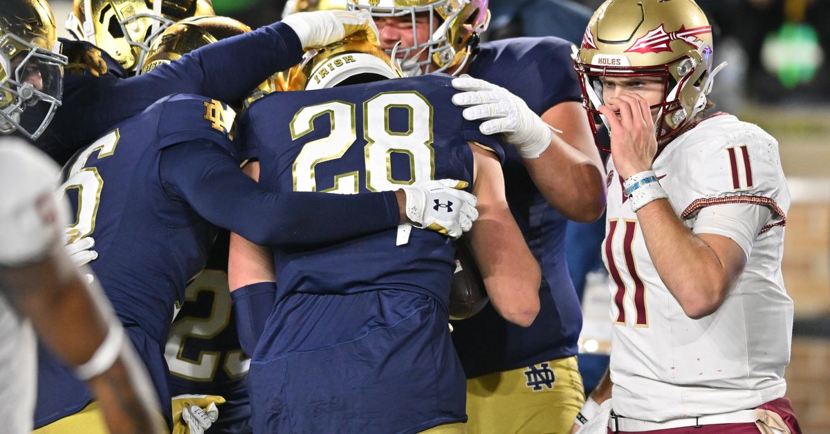 Featured image for Notre Dame Dominates Florida State, Cementing Playoff Aspirations