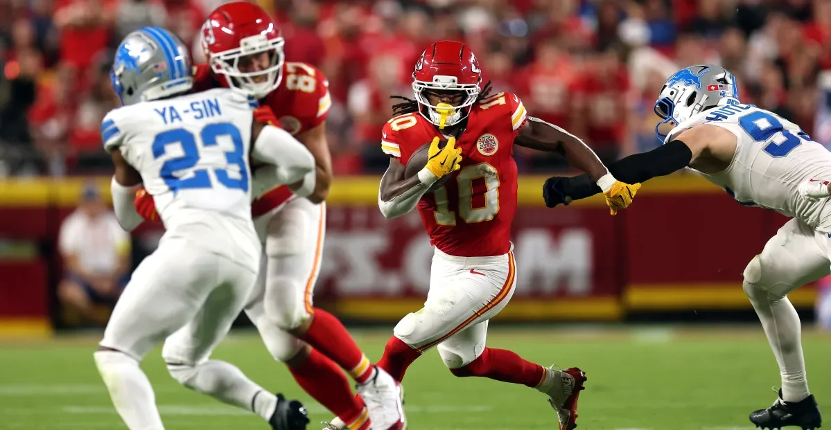 Lions sign Isiah Pacheco to add burst behind Jahmyr Gibbs