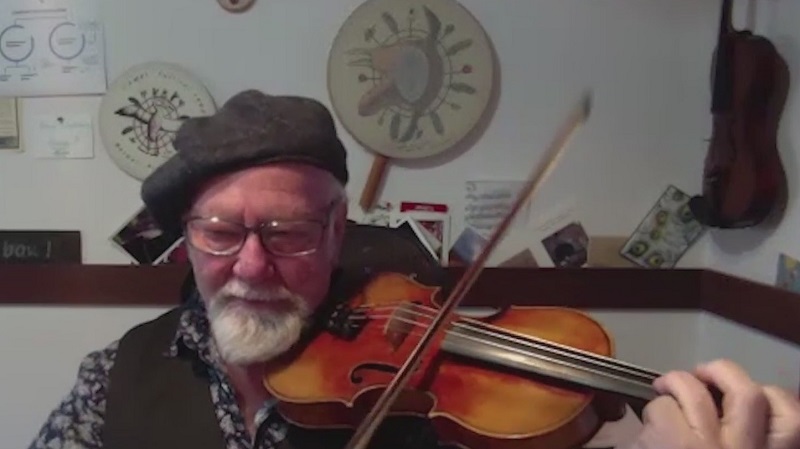 Scottish Fiddler Reunited with Beloved Violin in Portland Shop