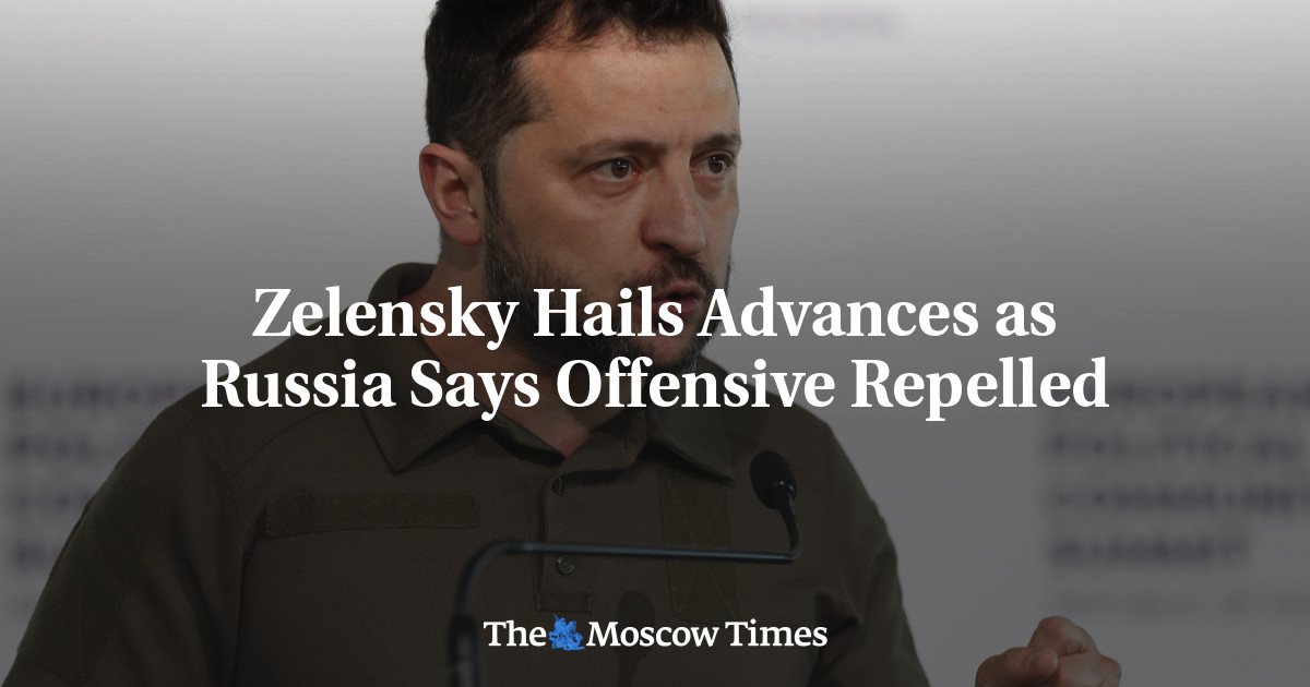 Zelensky praises Ukraine's military advances amidst counteroffensive speculation.