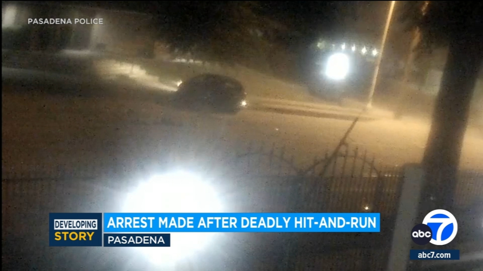 Suspect Arrested in Deadly Pasadena Hit-and-Run