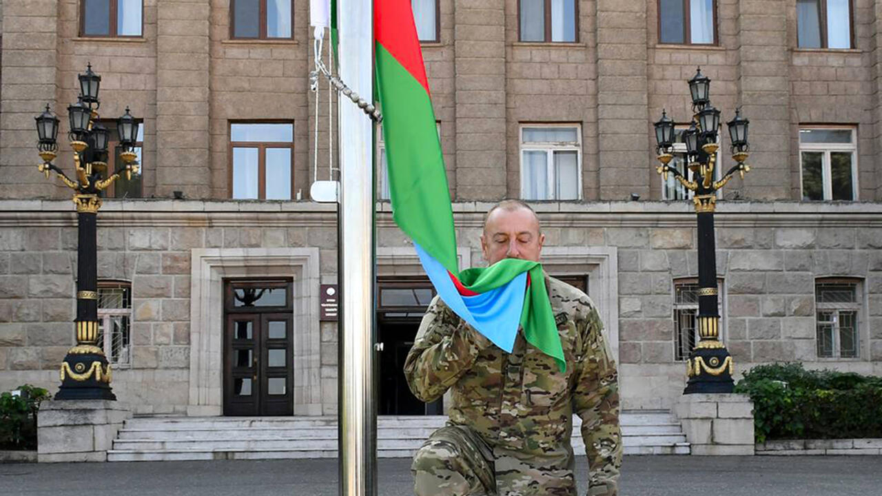 Featured image for Aliyev's Historic Flag-Raising in Nagorno-Karabakh