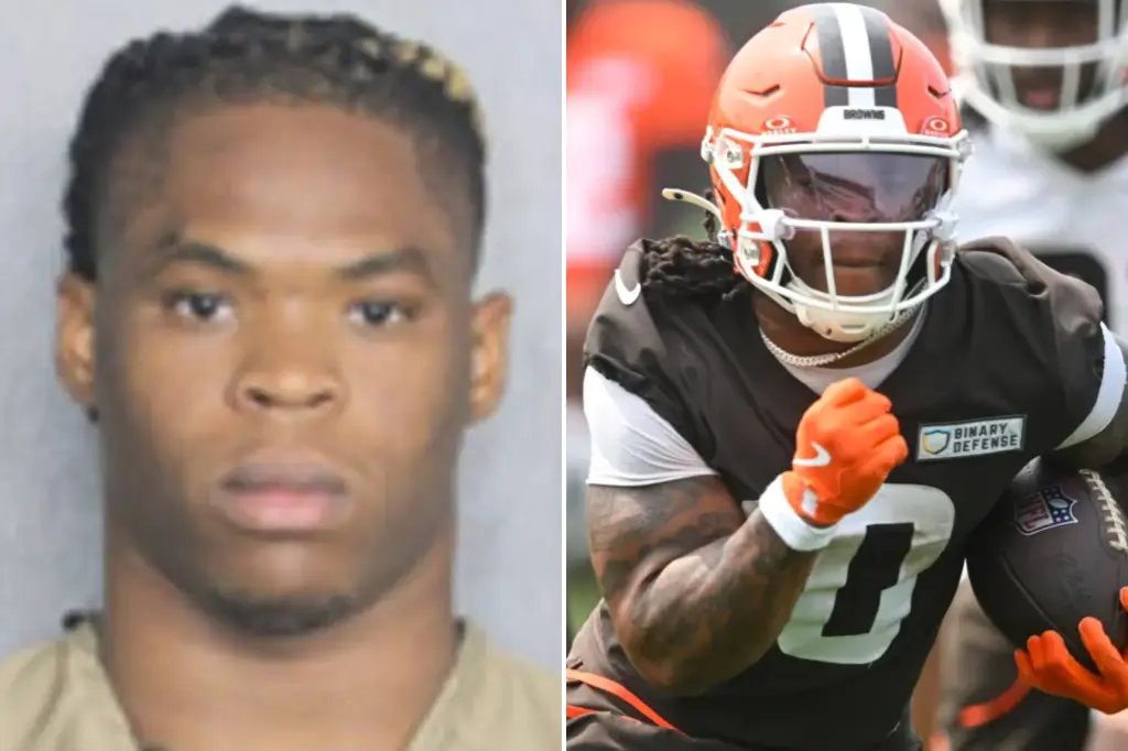 Featured image for Browns Rookie Quinshon Judkins Faces Domestic Violence Charges and Cancels Kids Camp
