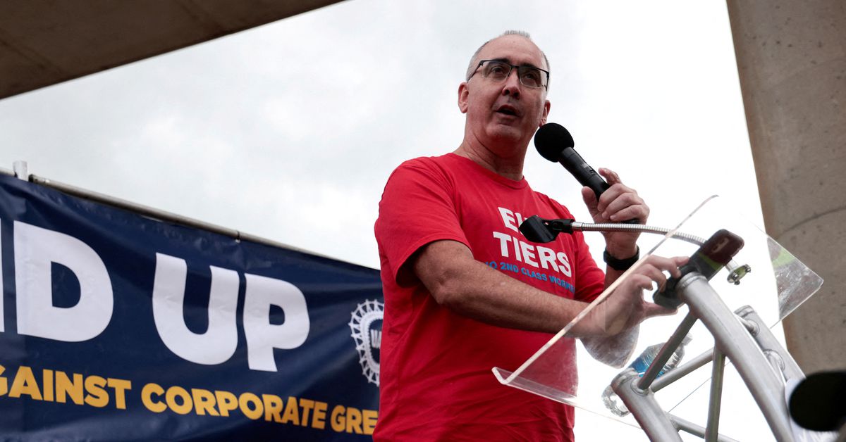 Featured image for UAW President Shawn Fain's Live Event: Auto Strikes and Negotiations Update