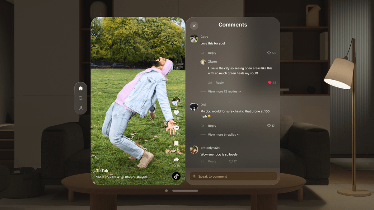 "TikTok Unveils Immersive Vision Pro App, Beats YouTube and Netflix"