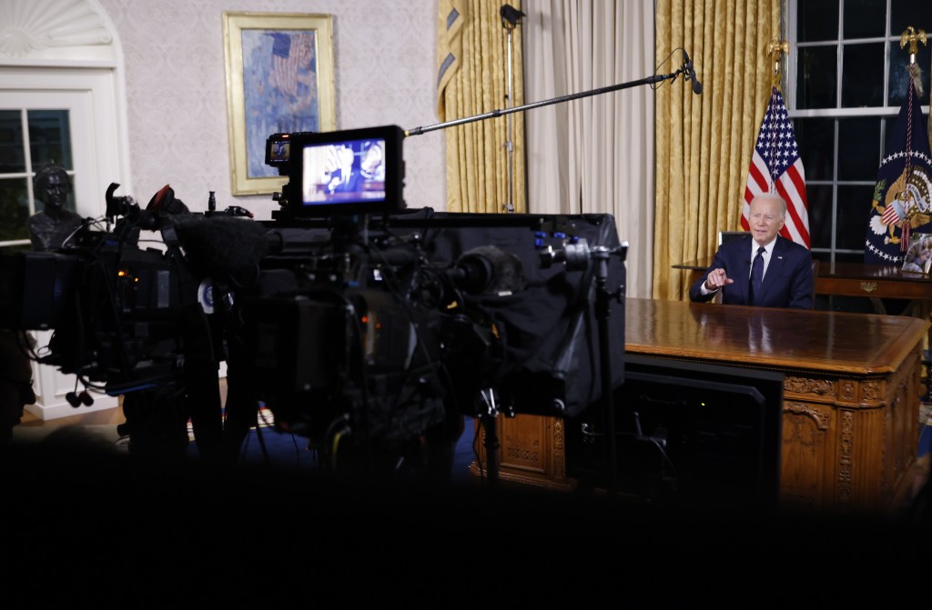 Featured image for "Biden's Oval Office Address: Viewership, Republican Response, Key Takeaway, and Reagan Influence"