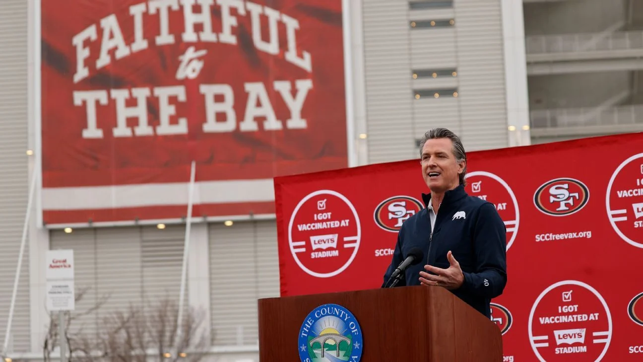 "California Governor Newsom to Veto Youth Tackle Football Ban Bill"