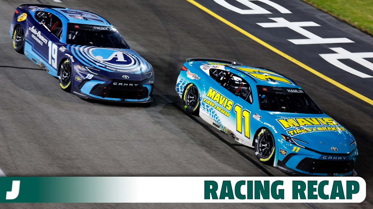 Featured image for "Denny Hamlin's Controversial Victory at Richmond Raises Doubts Among NASCAR Drivers"