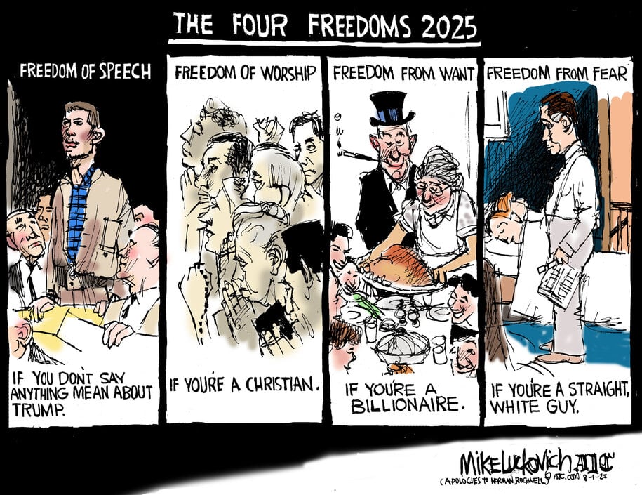 Featured image for The Four Freedoms Cartoon Series Launches in 2025