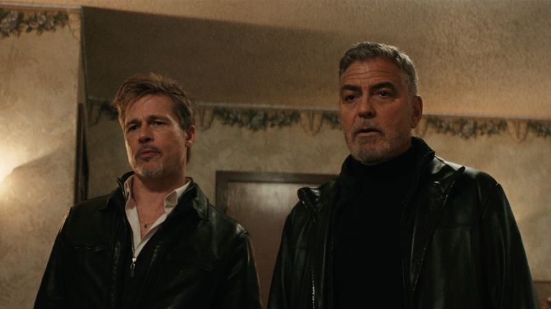 "George Clooney and Brad Pitt Reunite in Action-Packed 'Wolfs' Trailer"