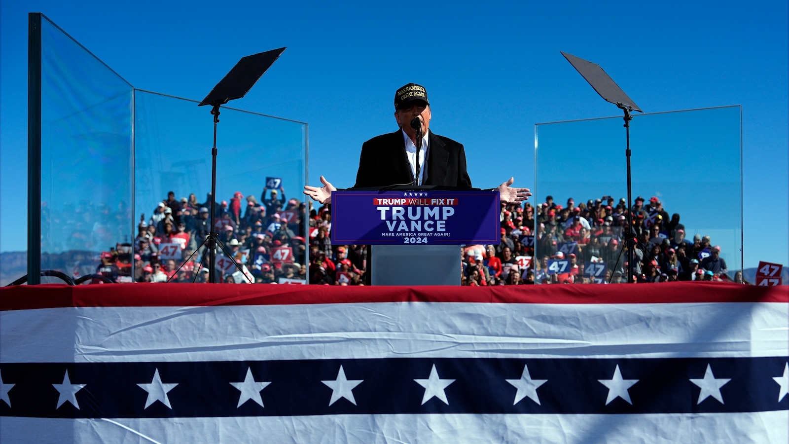 Featured image for Trump's Campaign Faces Unpaid Bills and Unconventional Rally Stops