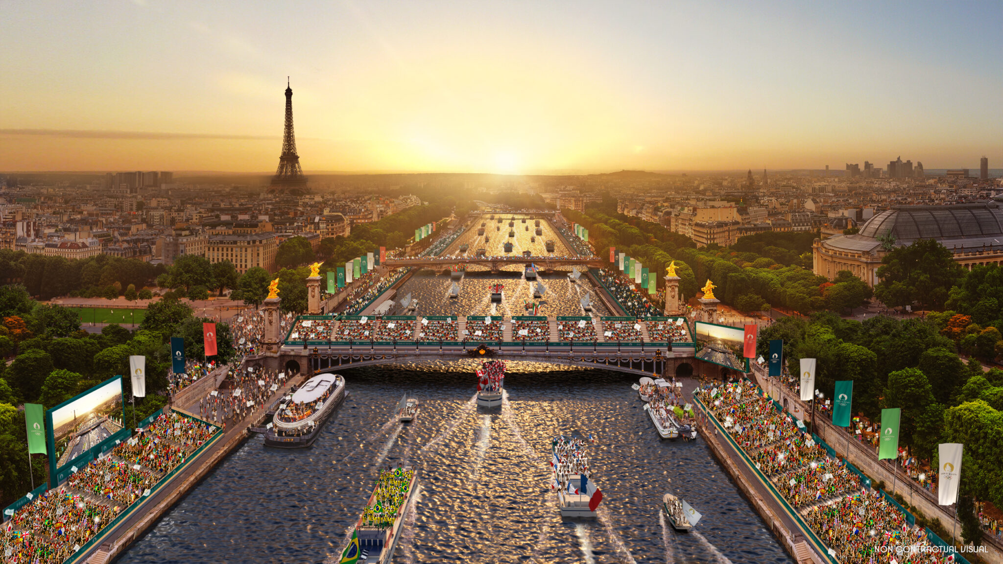 Featured image for Paris 2024 Olympic Open Water Test Event Canceled Due to Seine River Pollution