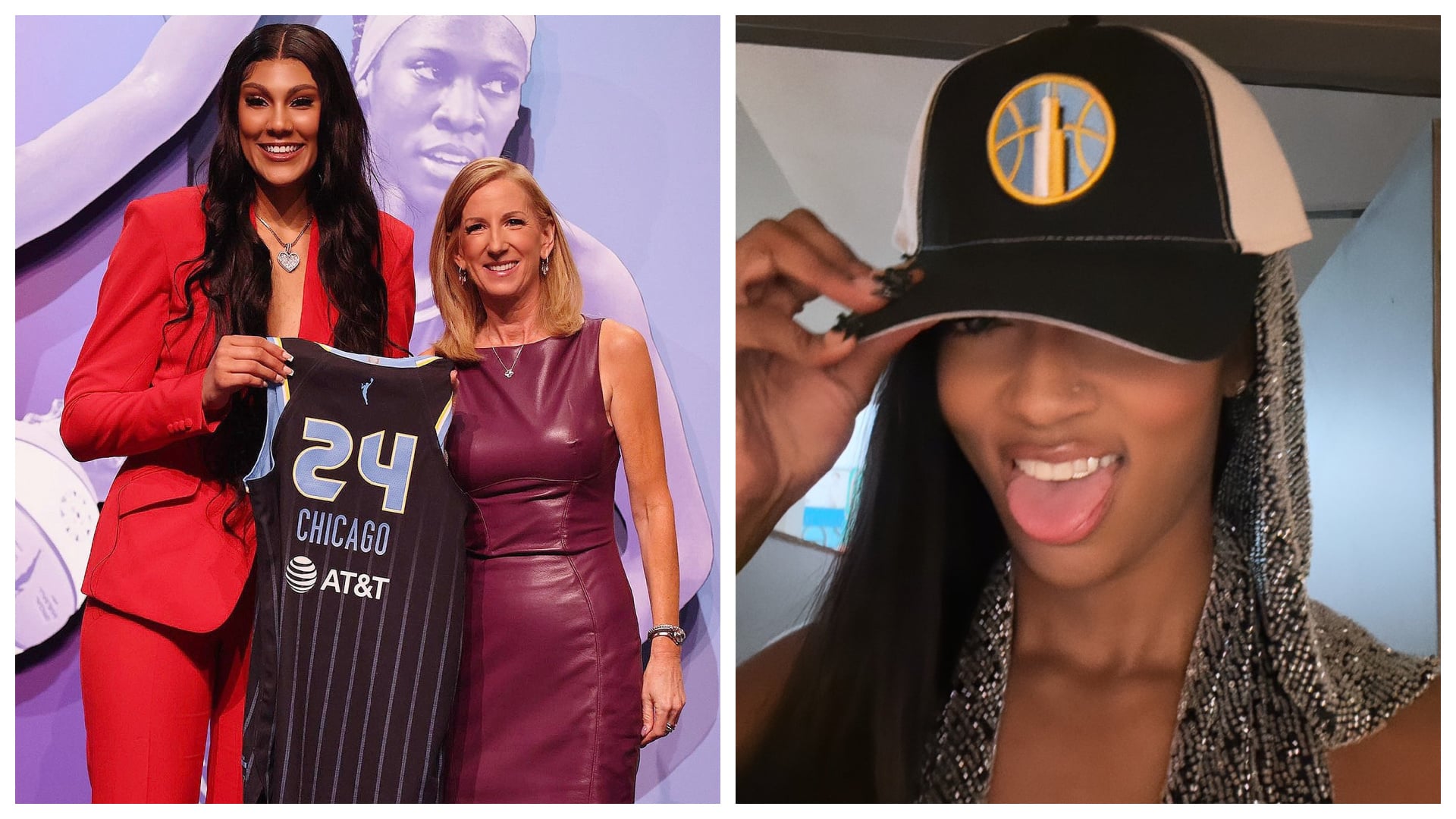 Featured image for "Chicago Sky Drafts Kamilla Cardoso and Angel Reese, Sending the City into a Frenzy"