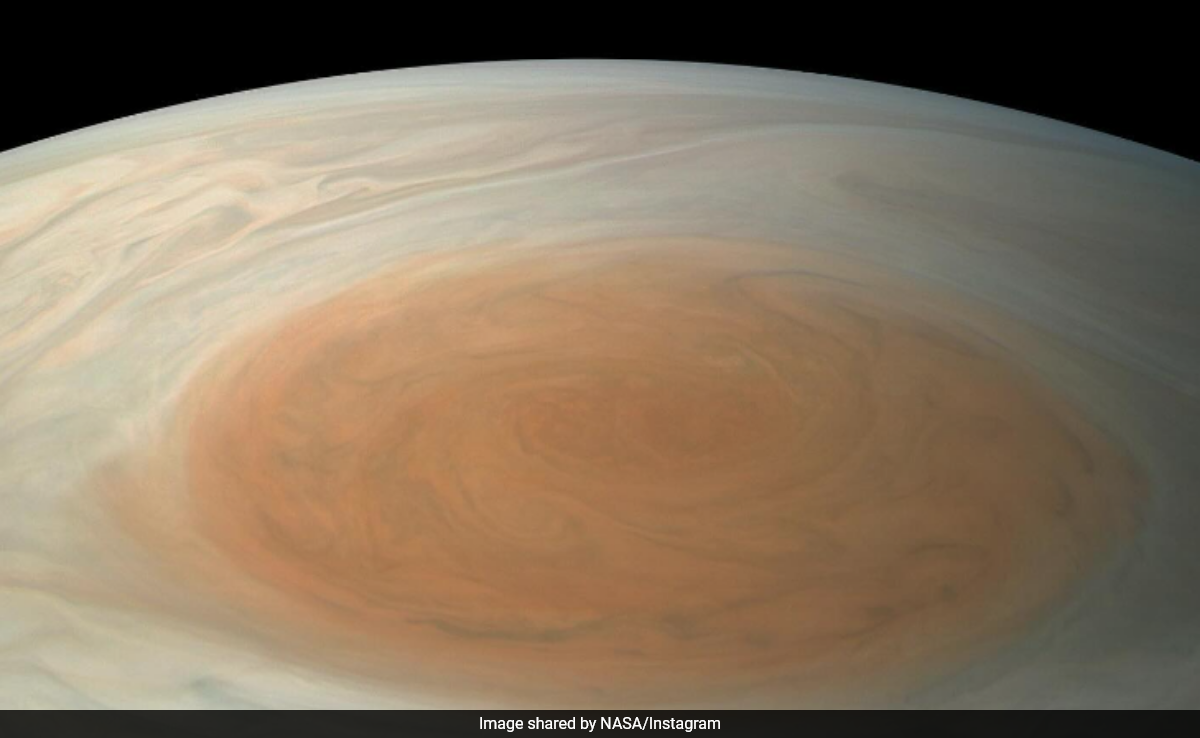 Featured image for "Juno's Stunning Image Reveals Jupiter's Enormous Great Red Spot"