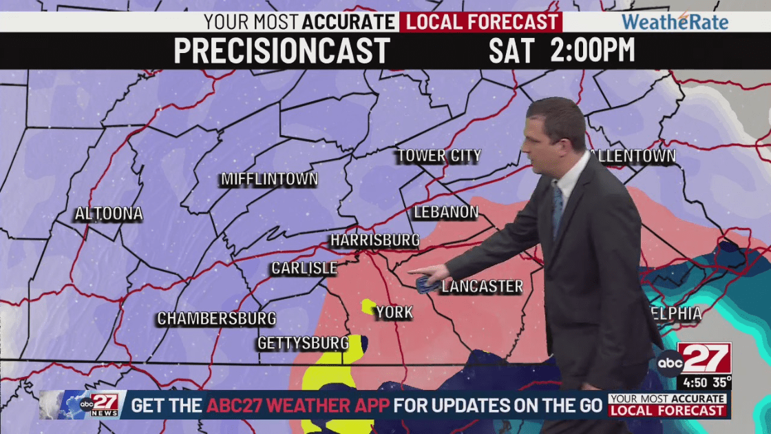 Featured image for "Weekend Weather Shift: From Morning Clouds to Philly Snow and Breezy Nor'easter"