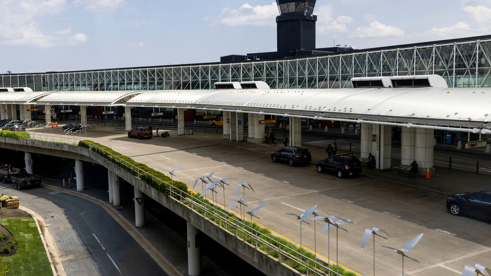 Severe weather and equipment issues halt flights at D.C. airports.