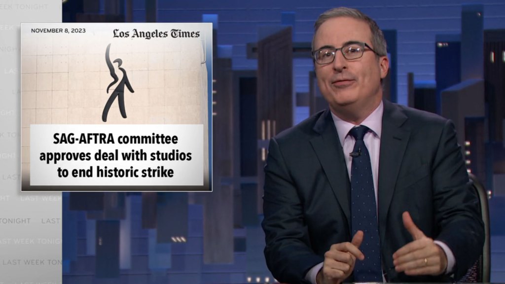 John Oliver Reflects on SAG-AFTRA Strike and Finds New Passion in Viral Hamster Maze Video