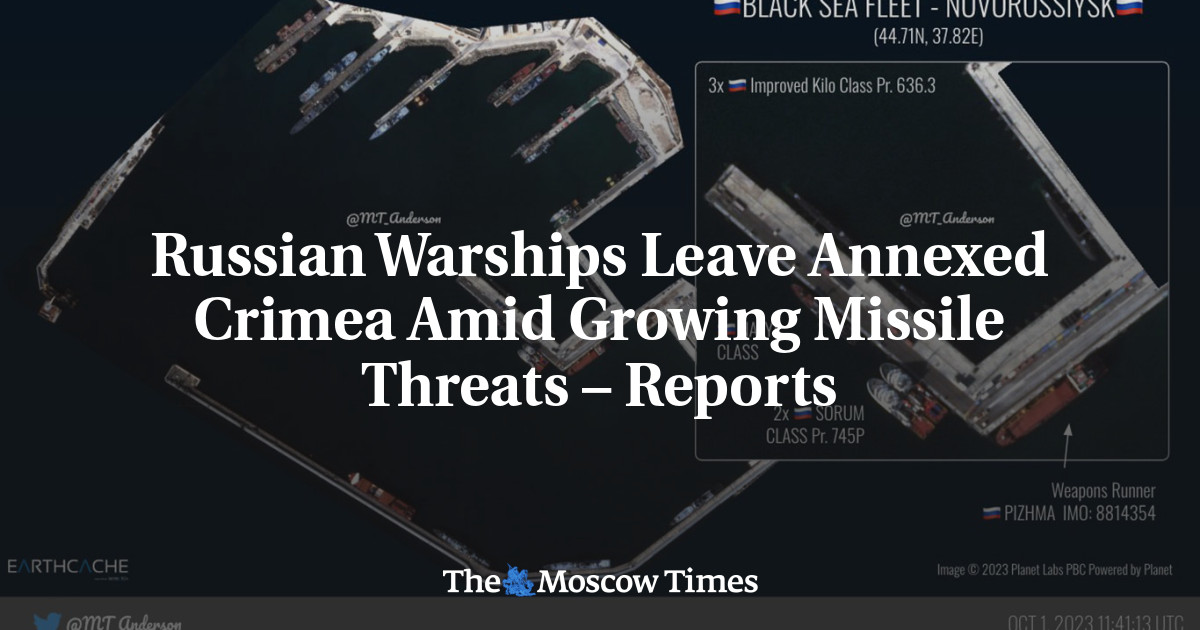 Featured image for Russian Warships Withdrawn from Crimea Amid Escalating Missile Threats