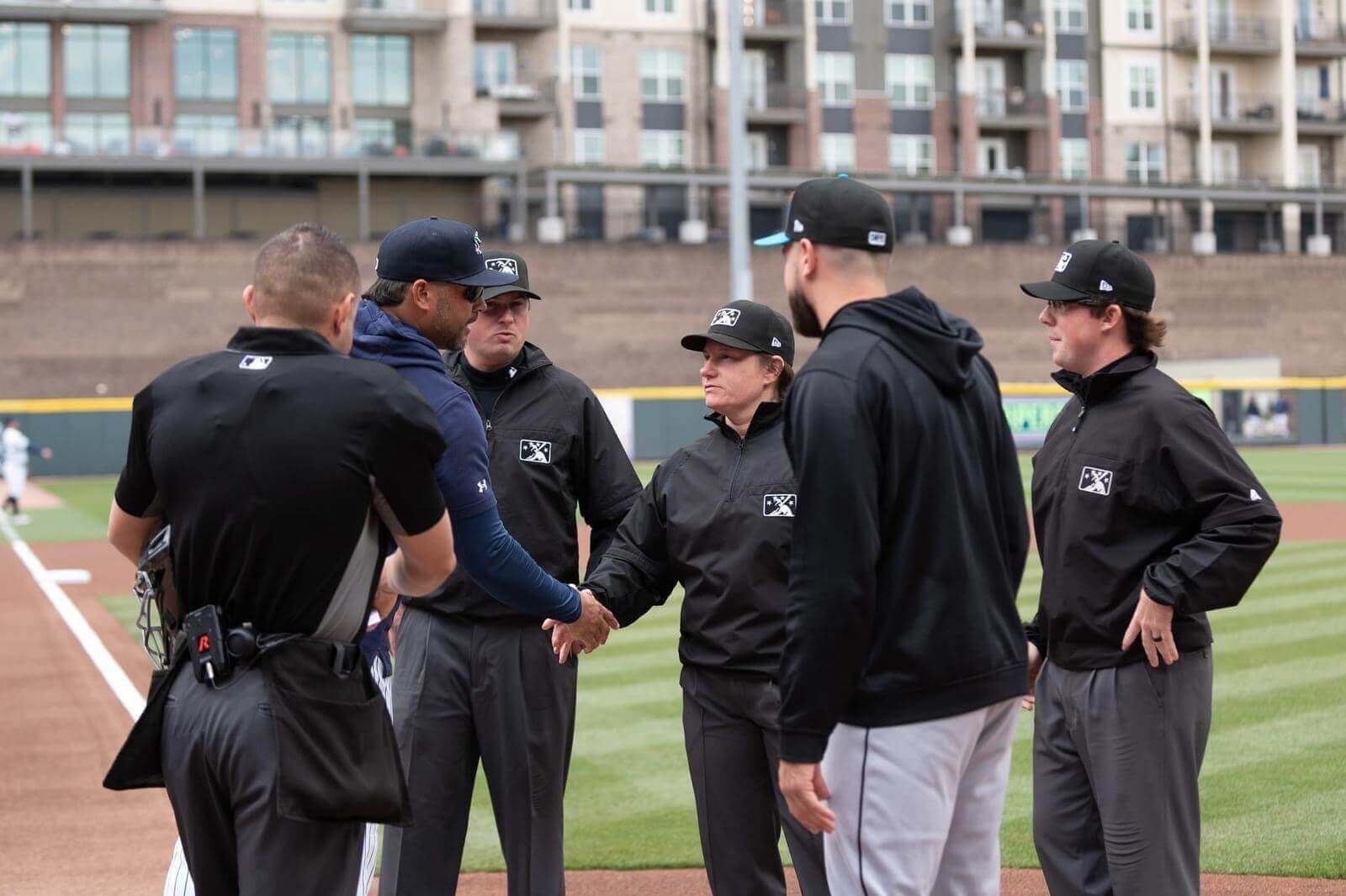 Featured image for "Jen Pawol Makes MLB Umpiring History in Spring Training"