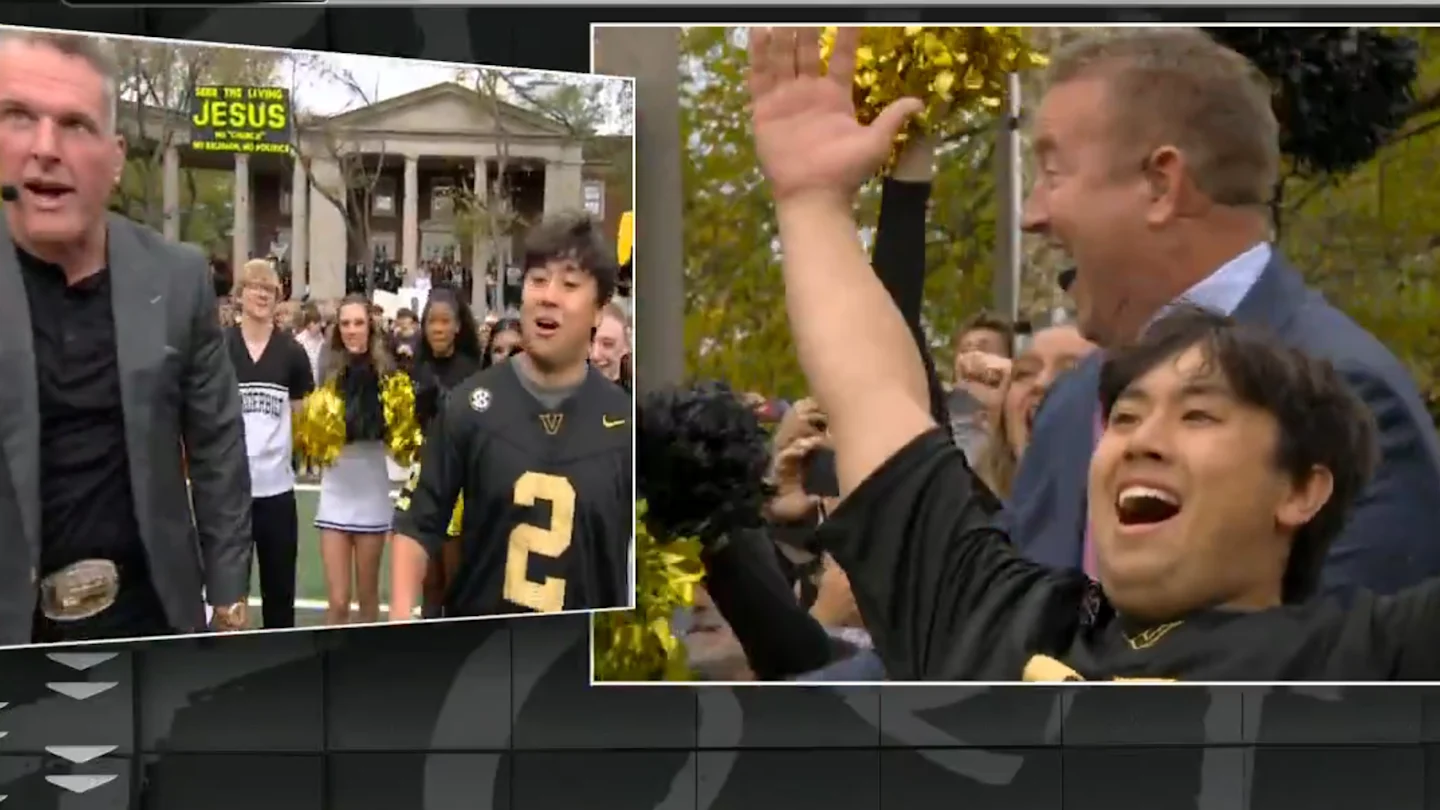 Featured image for Vanderbilt Student Scores $500K Kick on College GameDay