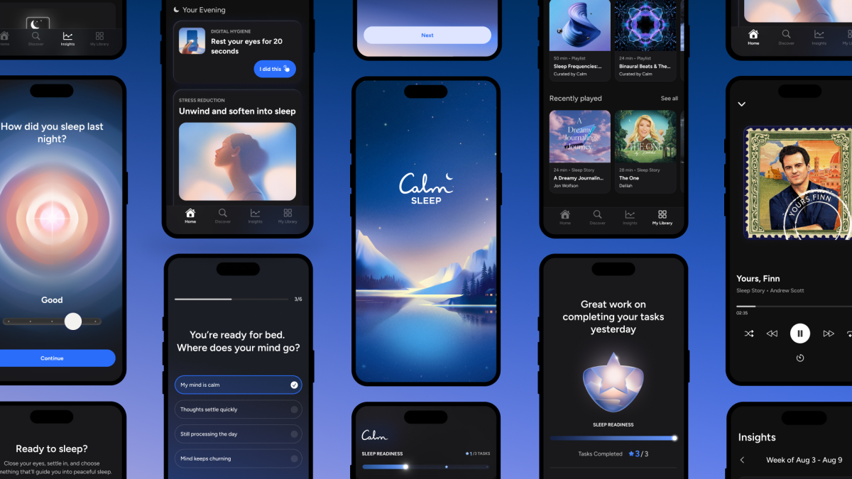 Featured image for Calm Introduces Standalone Sleep App with Personalized Bedtime Plans