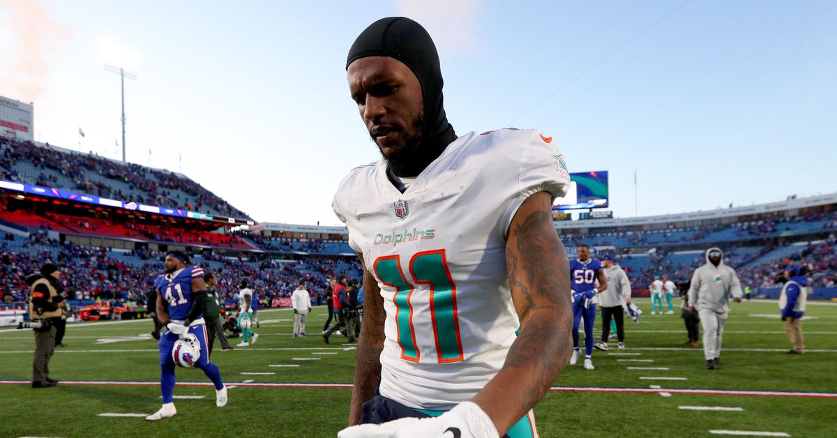 Dolphins GM addresses trade talks and receiver situation while eyeing TE and OL in draft.