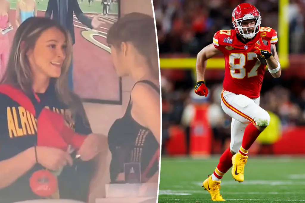 Featured image for Kylie Kelce's Super Bowl Snub: VIP Suite Spurns Swift