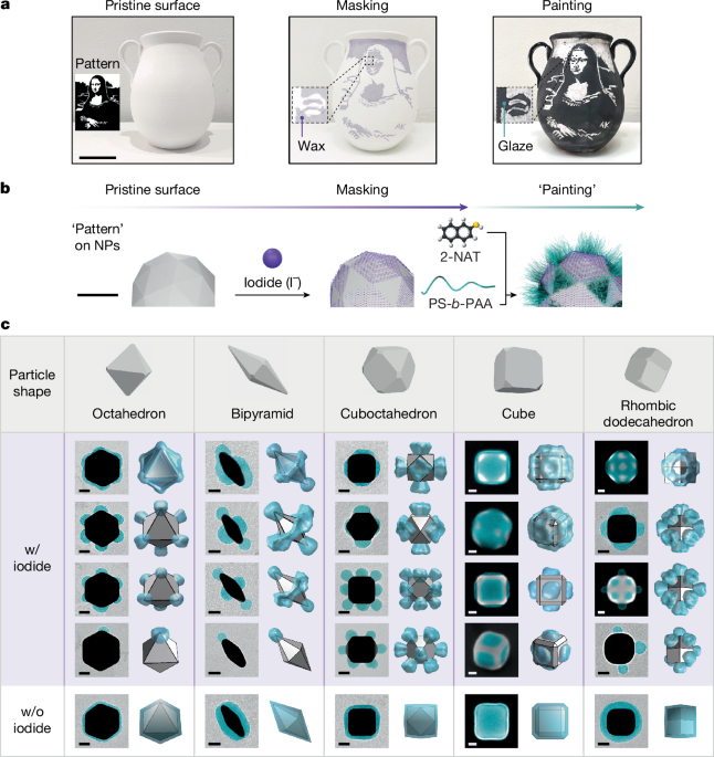 Featured image for Atomic Stencilling Enables Patchy Nanoparticles