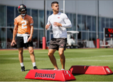 Featured image for Buccaneers' QB Competition and Injury Updates in Day 2 of OTAs.