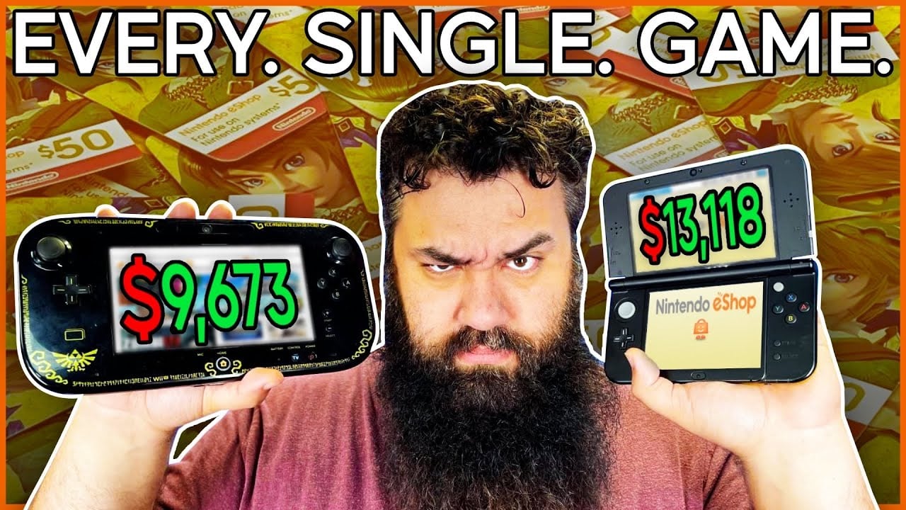 Gamer Spends $23K Buying Every Wii U and 3DS eShop Game Before Closure.