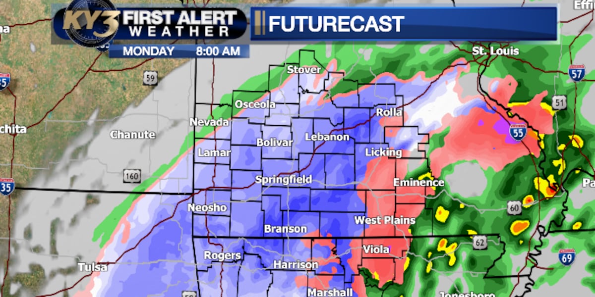 Featured image for "Winter Weather Alert: Ozarks, St. Louis, and Mid-Missouri Brace for Monday Snowfall"