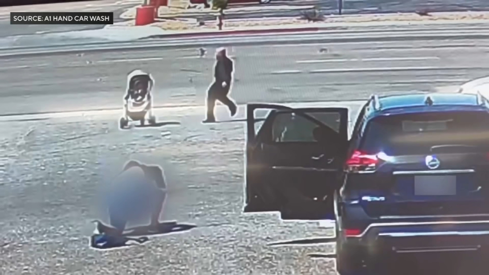 Featured image for Heroic Man Saves Baby in Runaway Stroller from Busy California Road