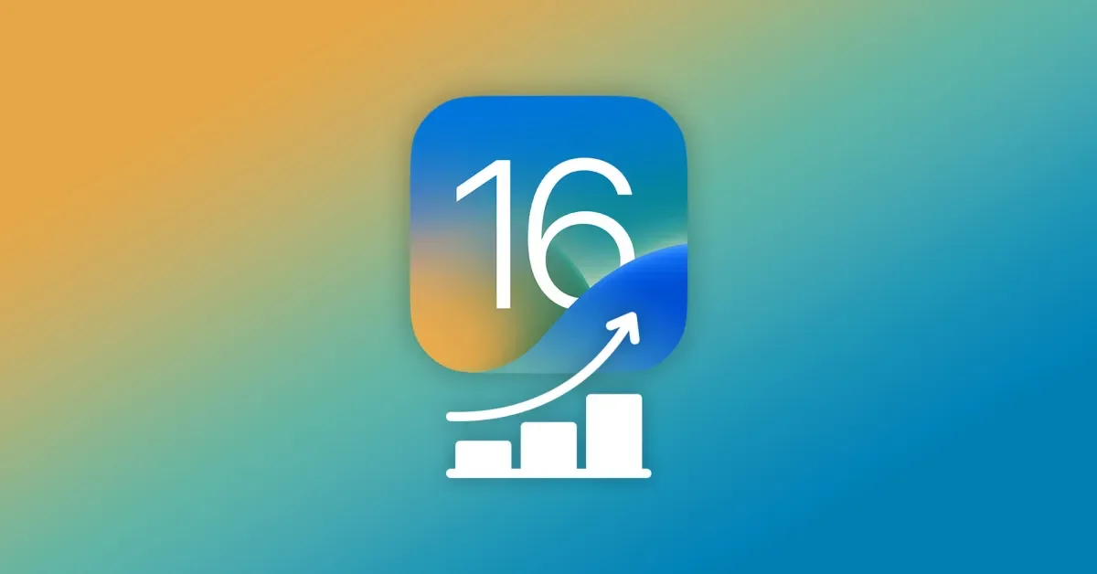 iOS 16 dominates iPhone usage with 81% adoption rate.