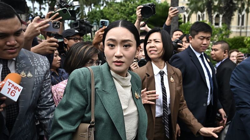 Featured image for Thailand's Court to Decide Fate of Suspended Prime Minister Paetongtarn Shinawatra