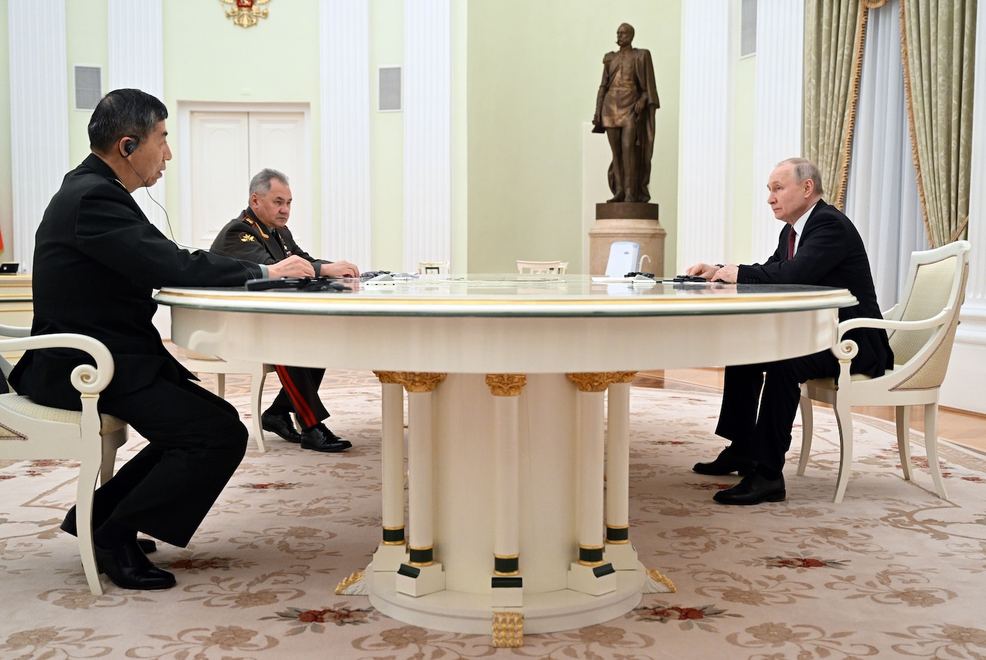 Kara-Murza sentenced, China's defense minister visits Moscow amidst ongoing Russia-Ukraine war.