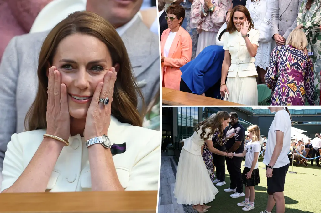 Featured image for Kate Middleton Receives Emotional Ovation at Wimbledon Women's Final