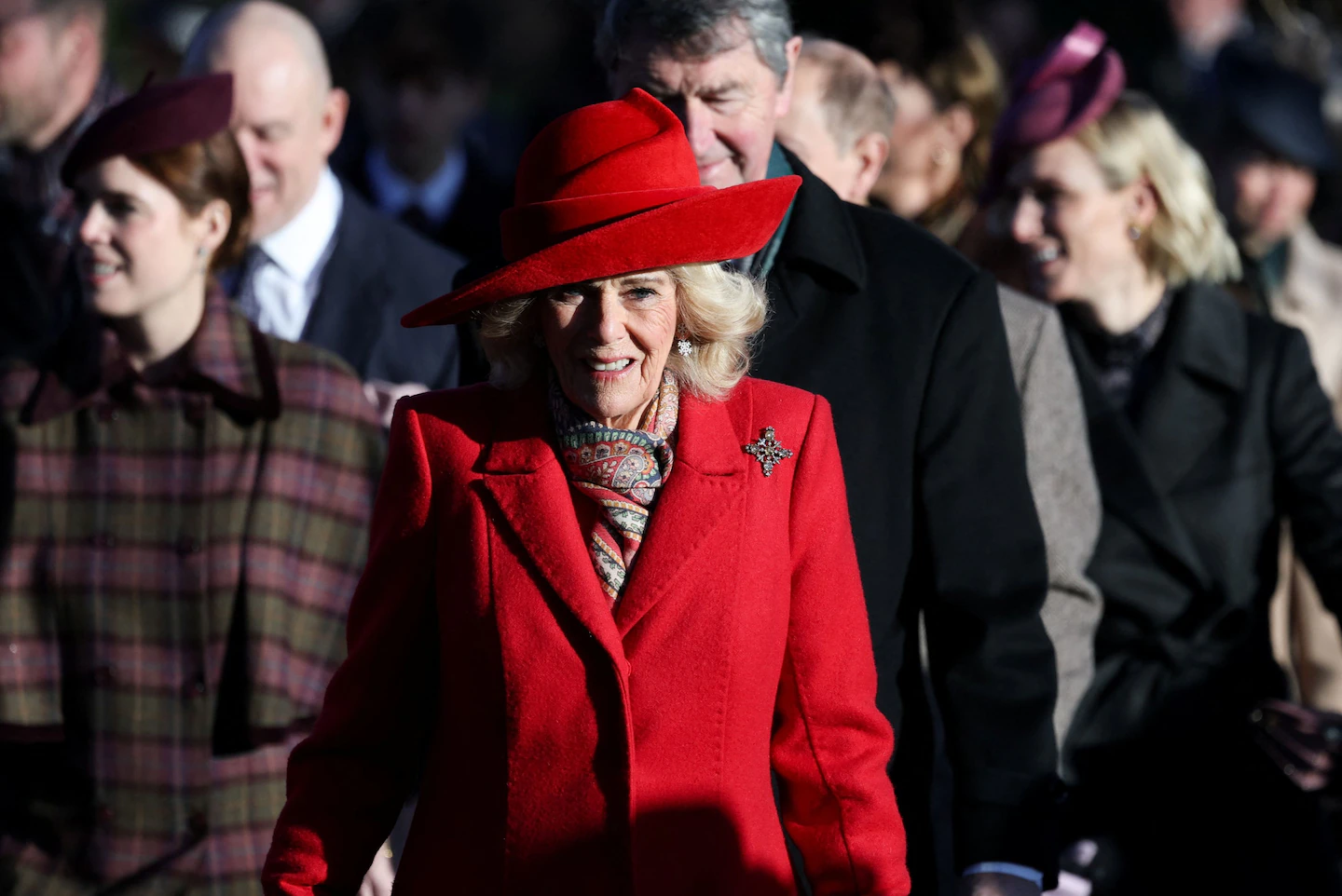 Featured image for Queen Camilla recounts teenage train assault and praises bravery of Hunt family
