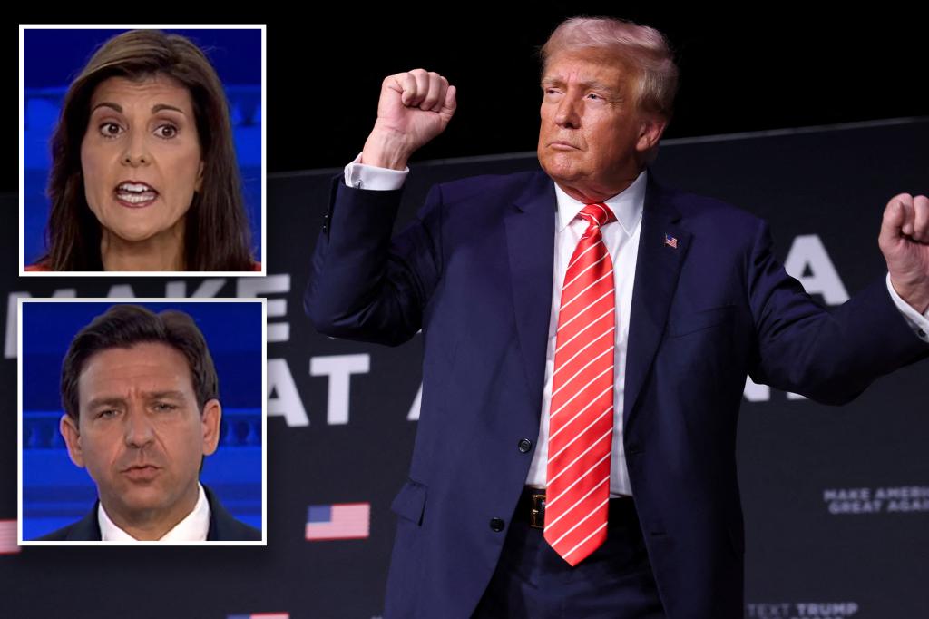 Trump Dominates Iowa Poll, Haley and DeSantis Tied for Second