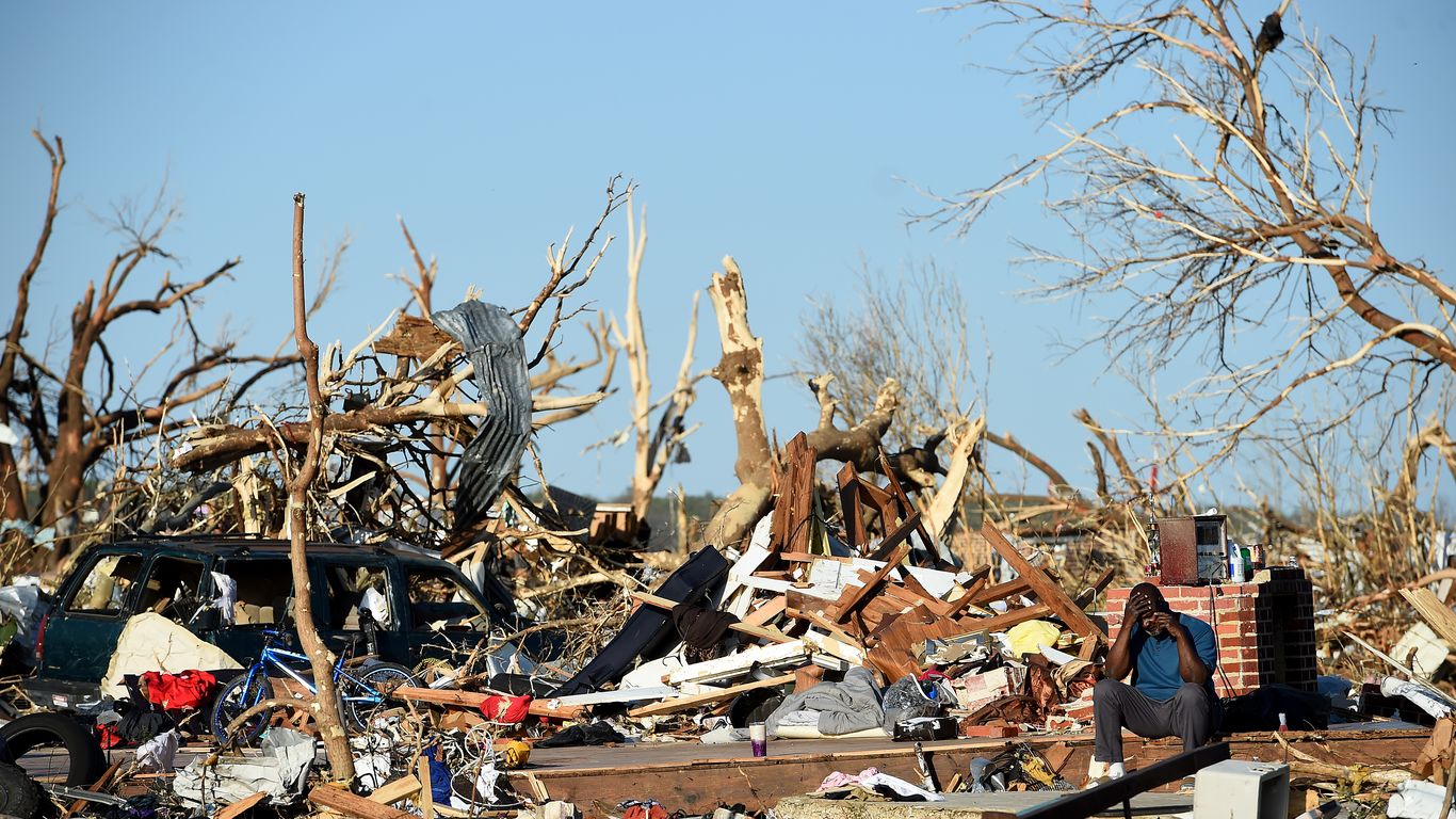 Severe tornado threat looms over Southeastern US.