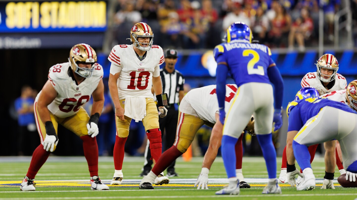 Featured image for Mac Jones Shines in 49ers' Win, Praised by Shanahan