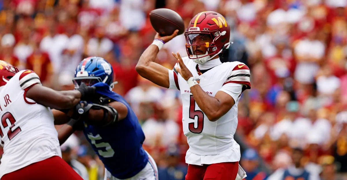 Commanders open season with win over Giants amid QB uncertainties