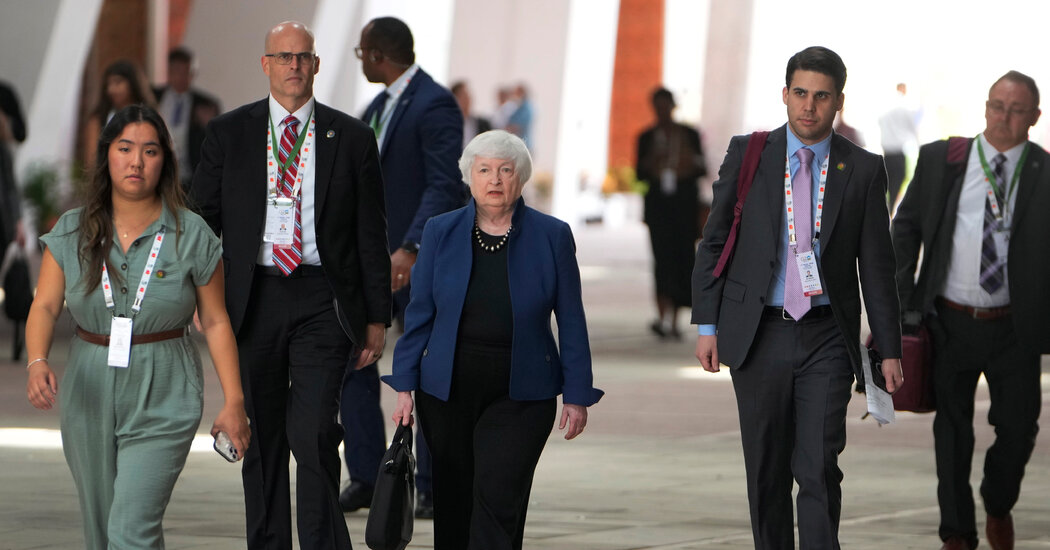 Janet Yellen Urges Global Cooperation for Debt Relief and Economic Boost