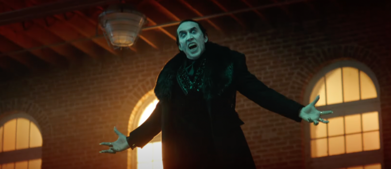Nicolas Cage's 'Renfield' Trailer Reveals Rage-Filled Dracula as Abusive Boss.