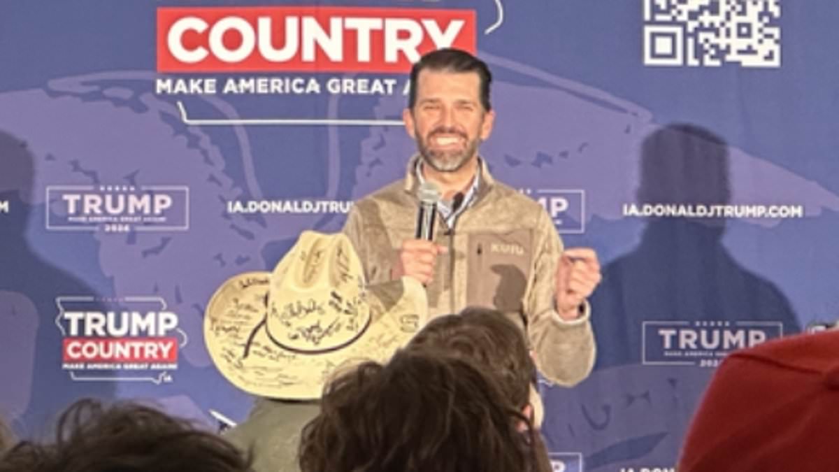 "Trump Jr. and Nikki Haley Clash in Final Iowa Caucus Push"