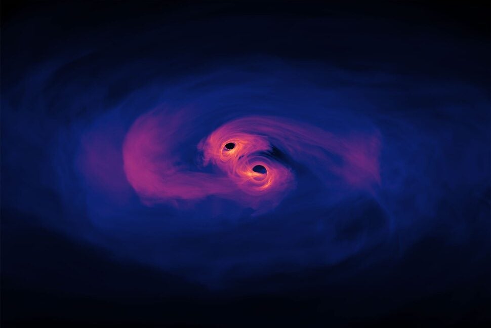 Featured image for Surprising Flares Detected from Supermassive Black Hole Pair