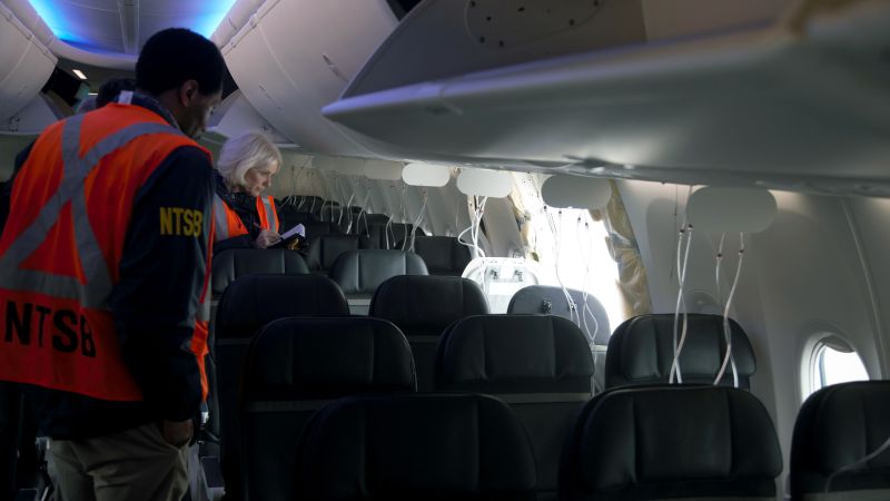 NTSB Blames Boeing and FAA for 737 Max Door Plug Incident